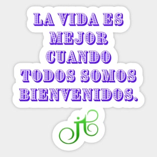 Bienvenidos Sticker